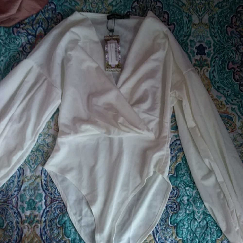 Romantic Tall Melissa Wrap Front Bodysuit